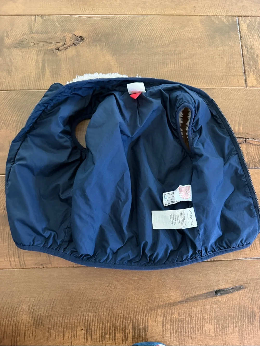 Patagonia Kids Cream Sherpa Vest, 12-18m